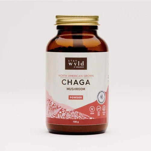 Stay Wyld Organics – Chaga Mushroom Powder (100g)